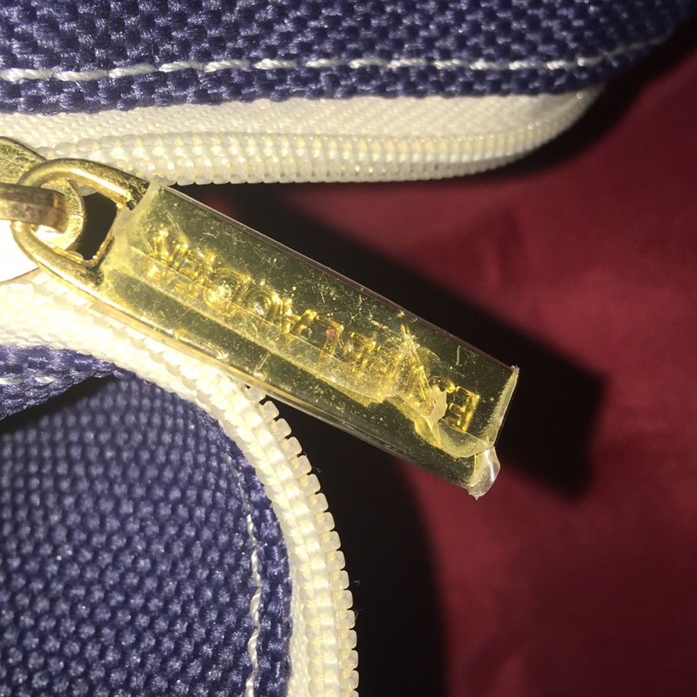 Estée Lauder Blue Canvas Overnight Travel Bag - Picture 3 of 6